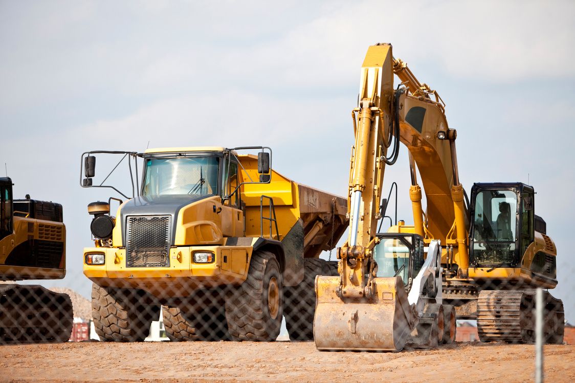 Heavy equipment, ready to work